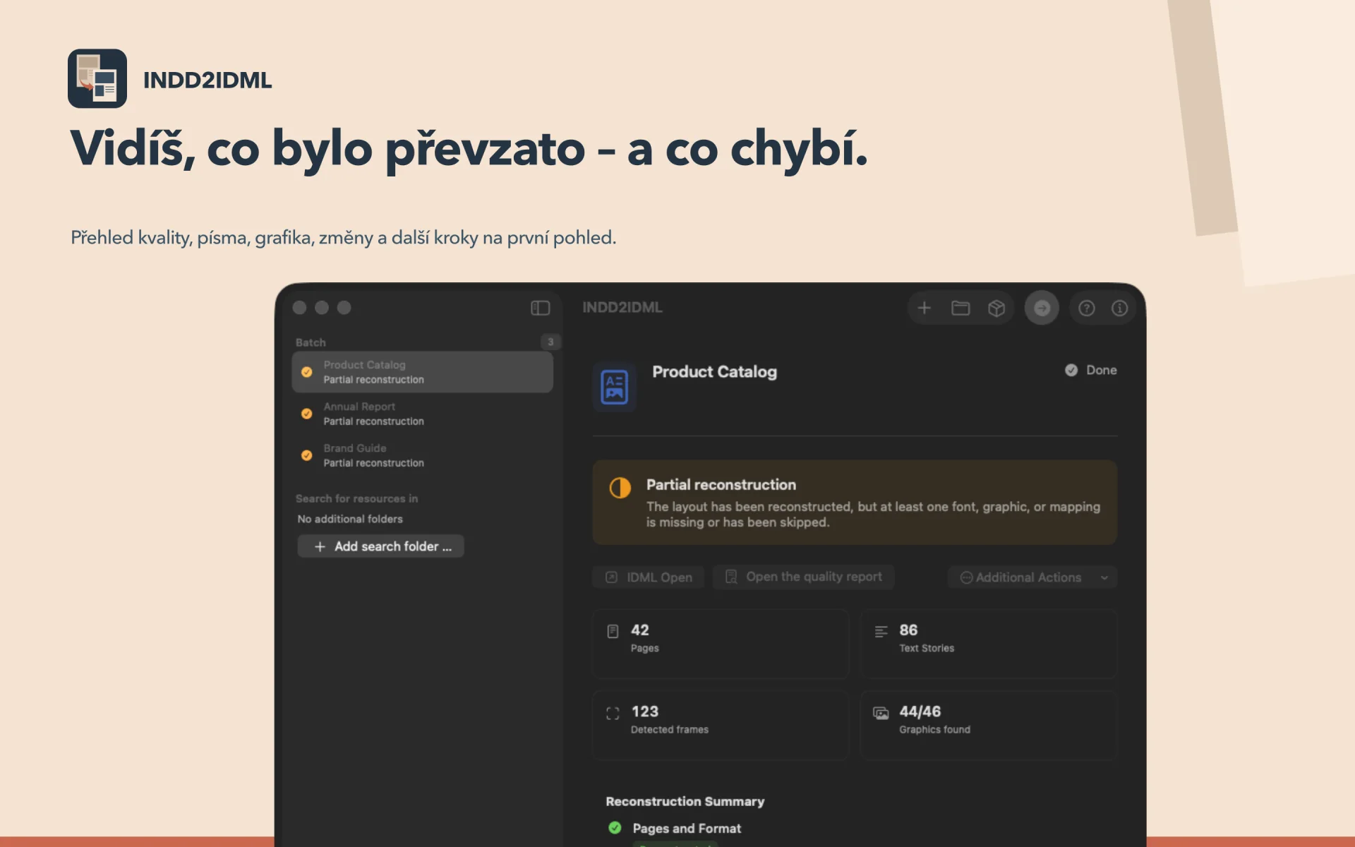 Zkontrolujte výsledky