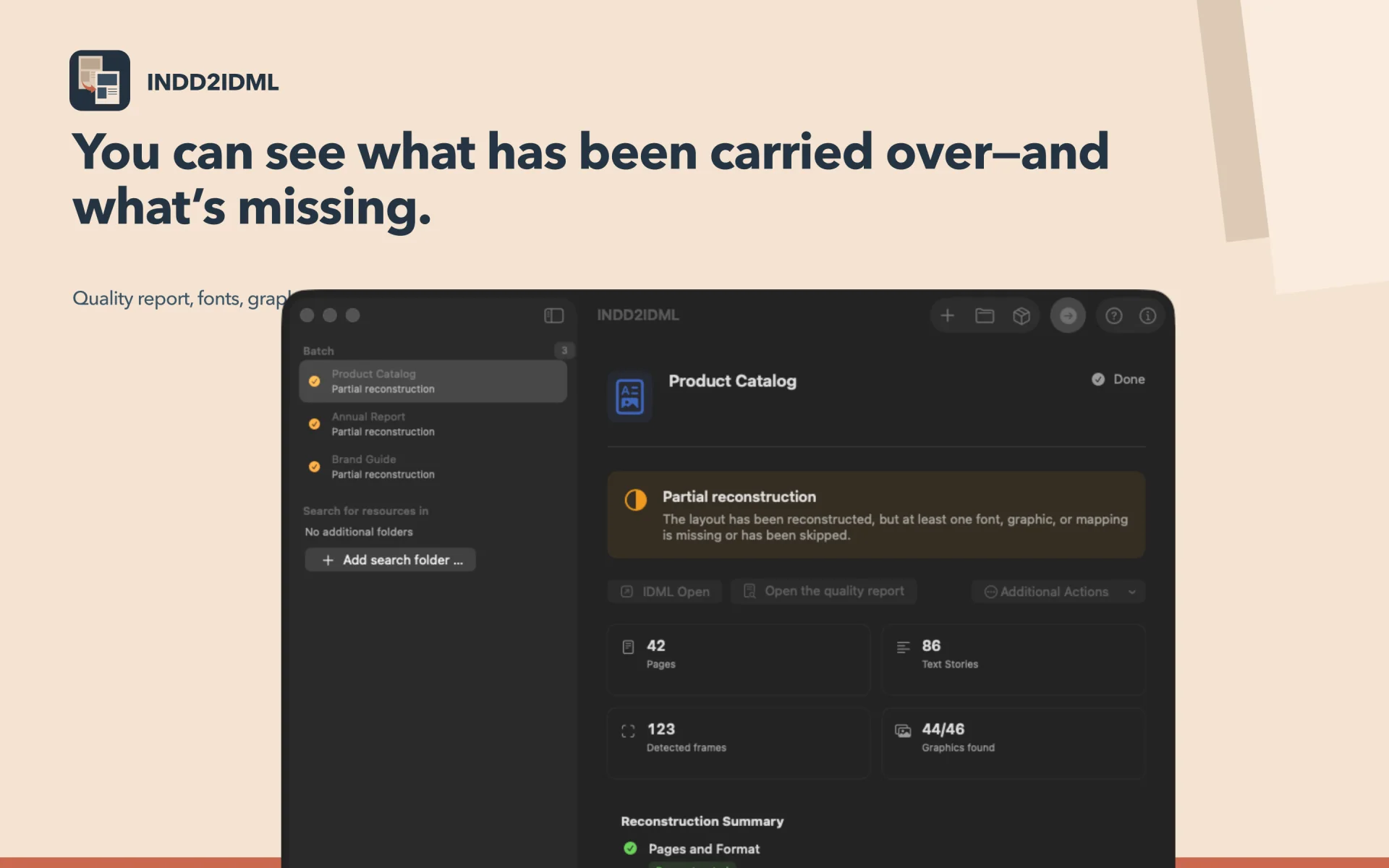 Review results