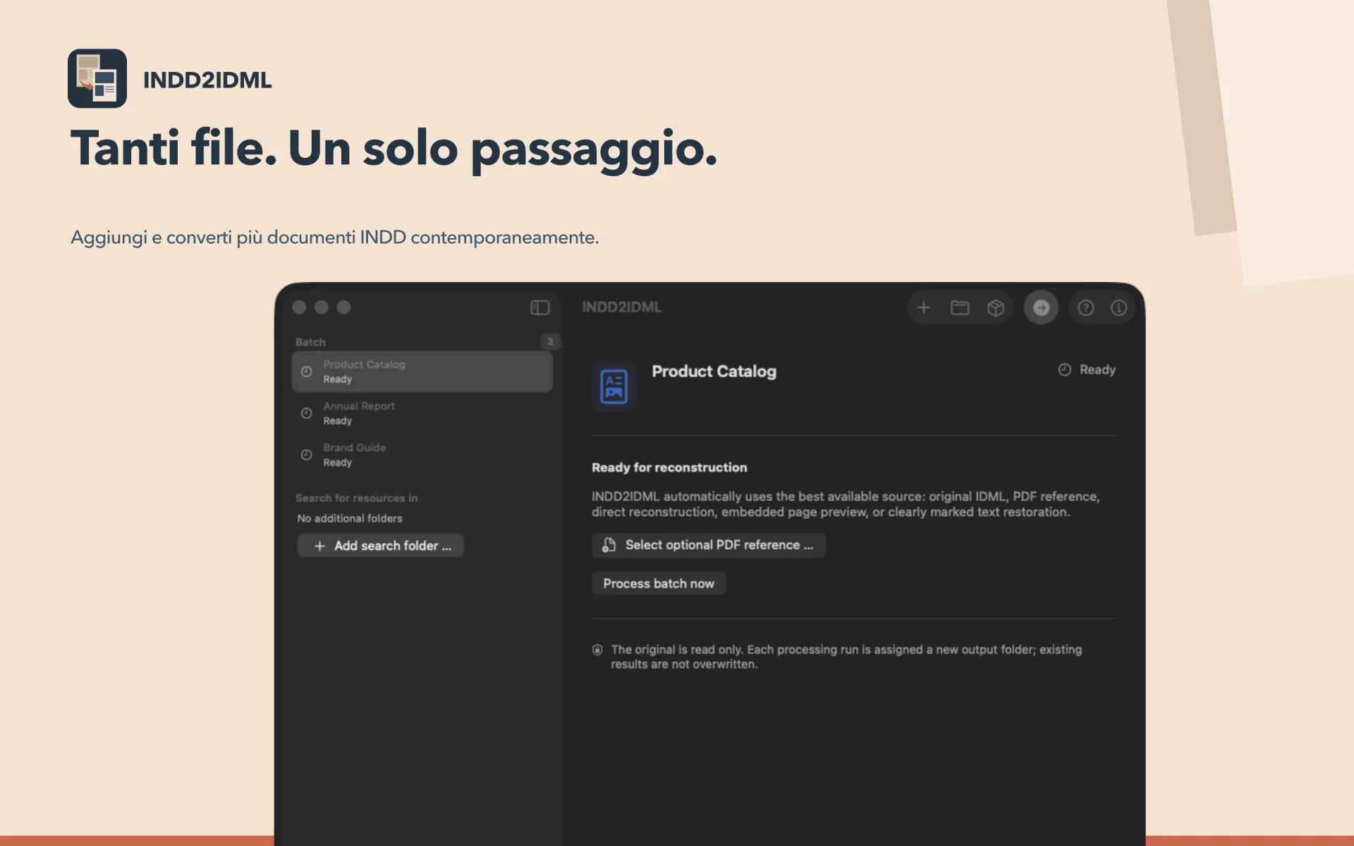 Elaborazione in batch