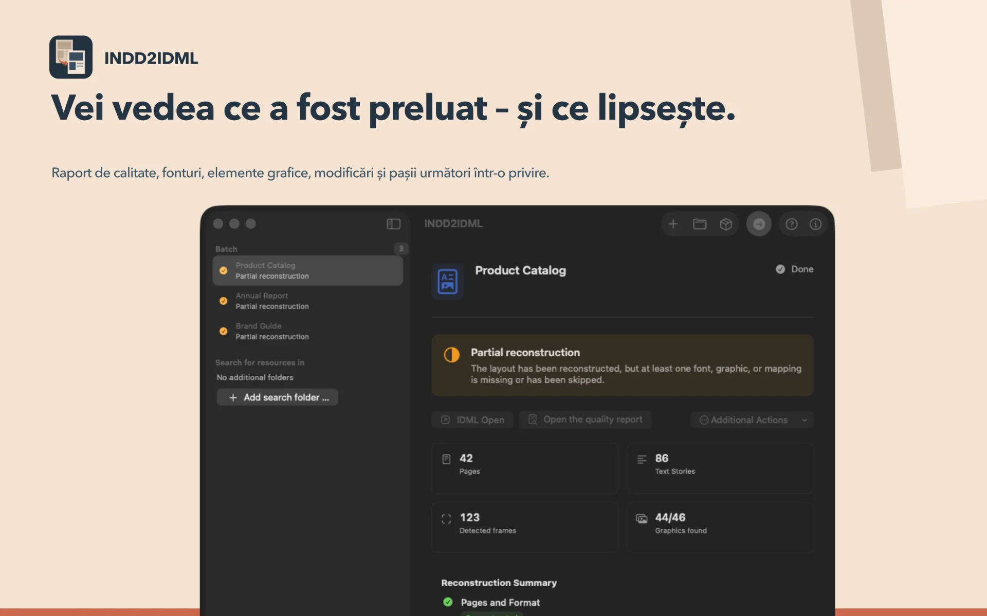 Verificați rezultatele